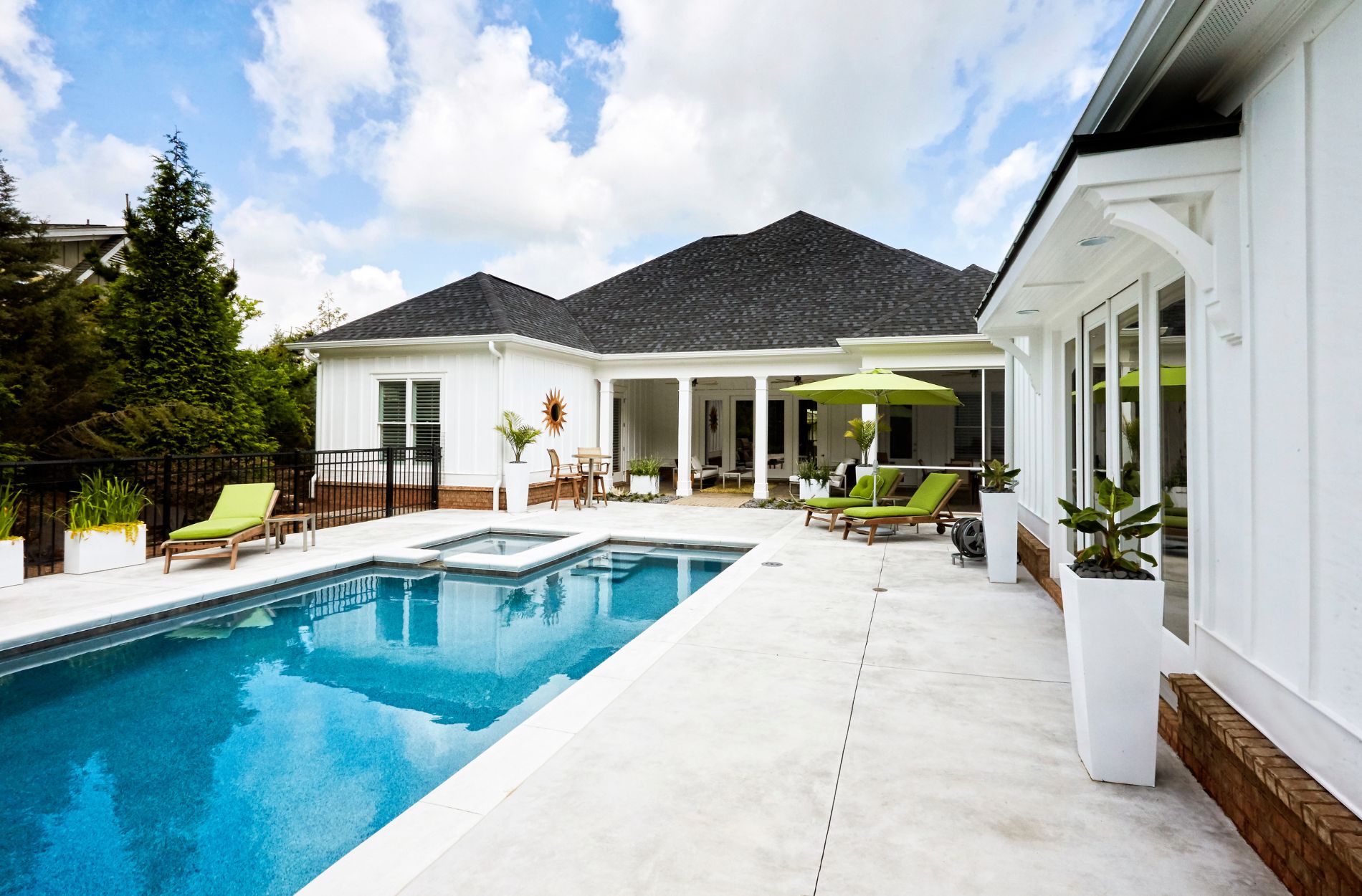 backyard pool