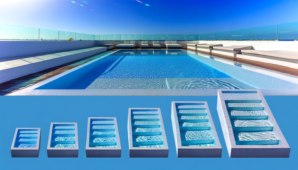 sizes of plunge pools