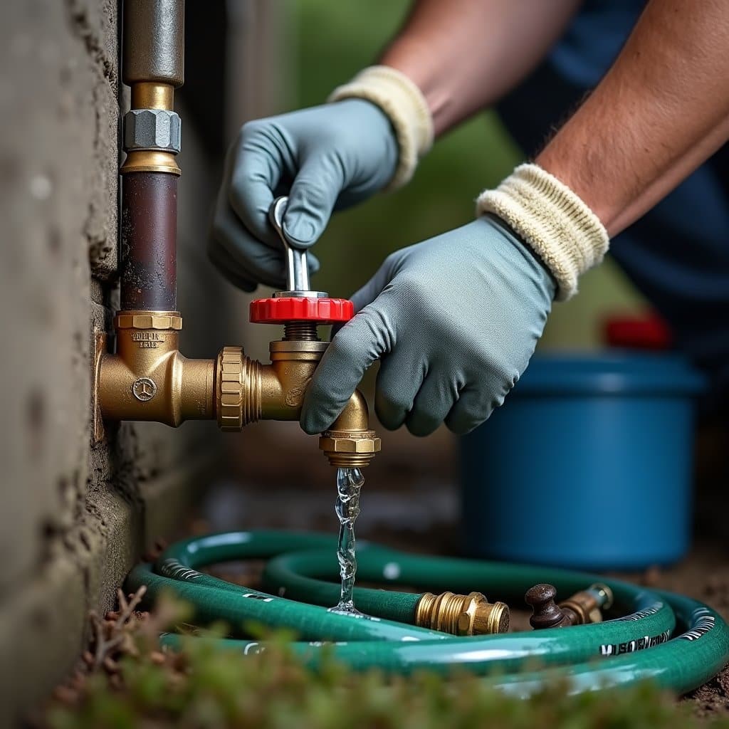 outdoor water system maintenance