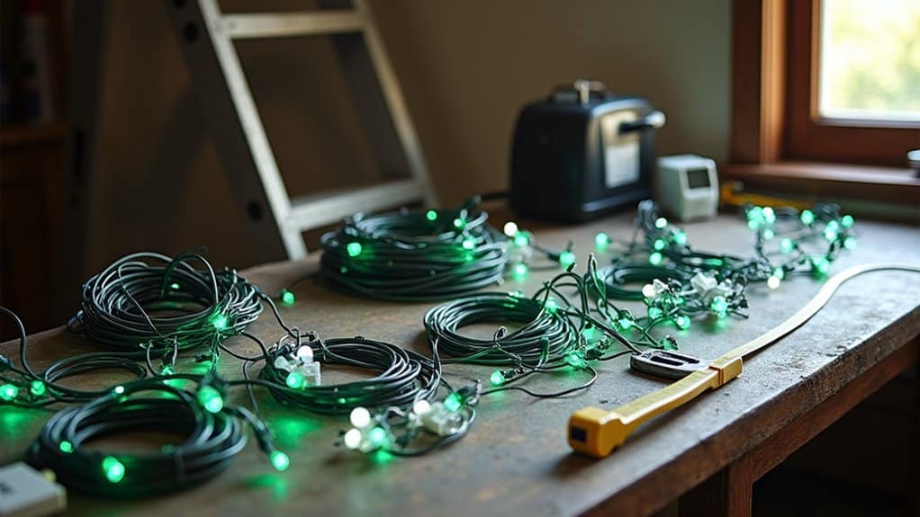 ladder power clips test lights