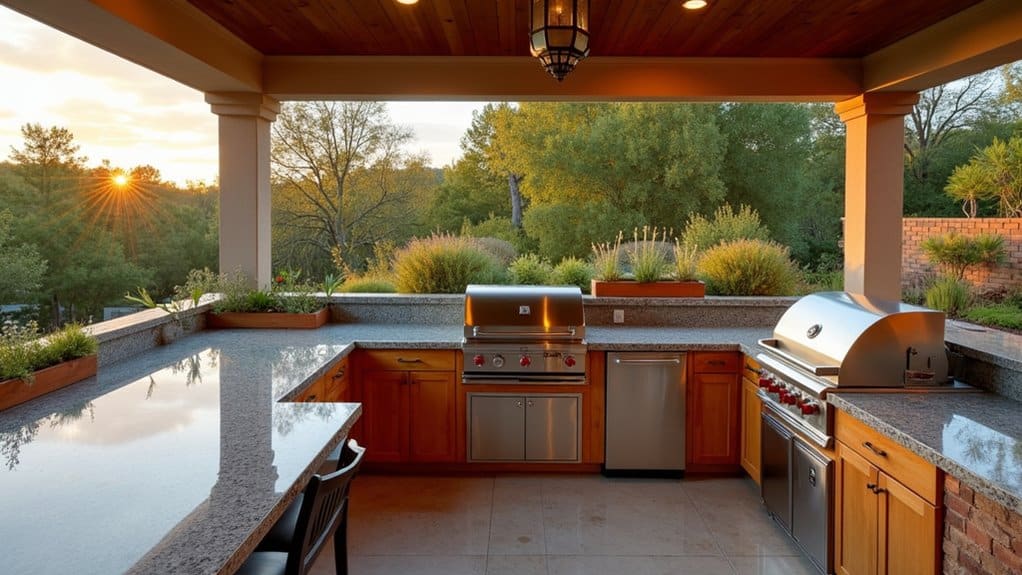 optimize outdoor kitchen functionality layout