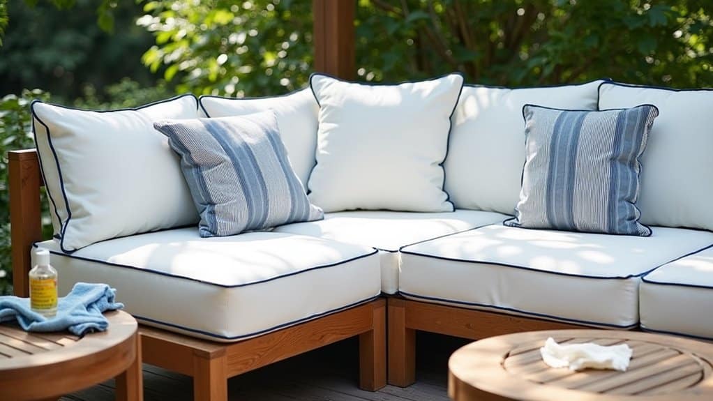cushions maintained expertly stay new