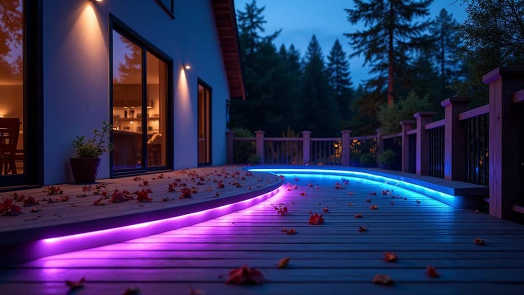 dynamic color changing rope lights