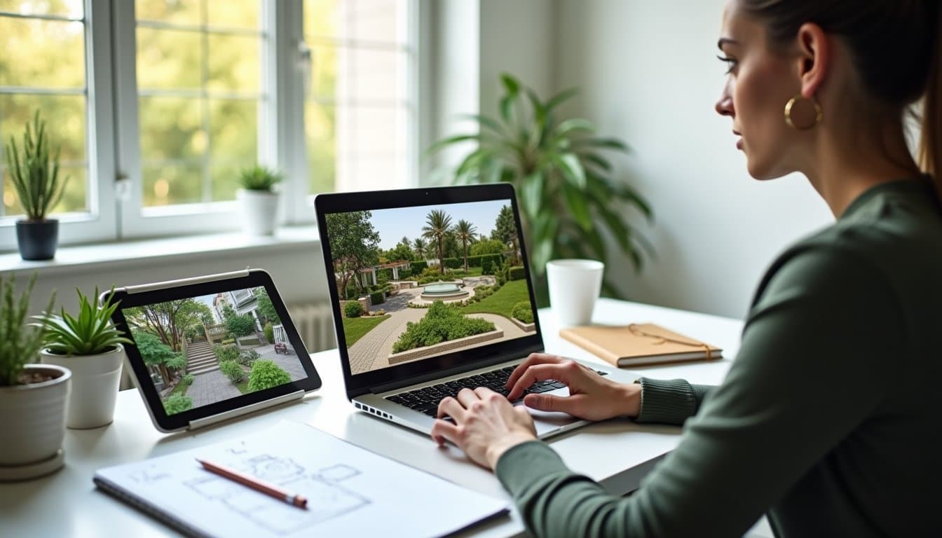 outdoor area design planning tools