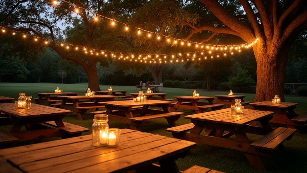 enchanting outdoor entertainment atmosphere creation