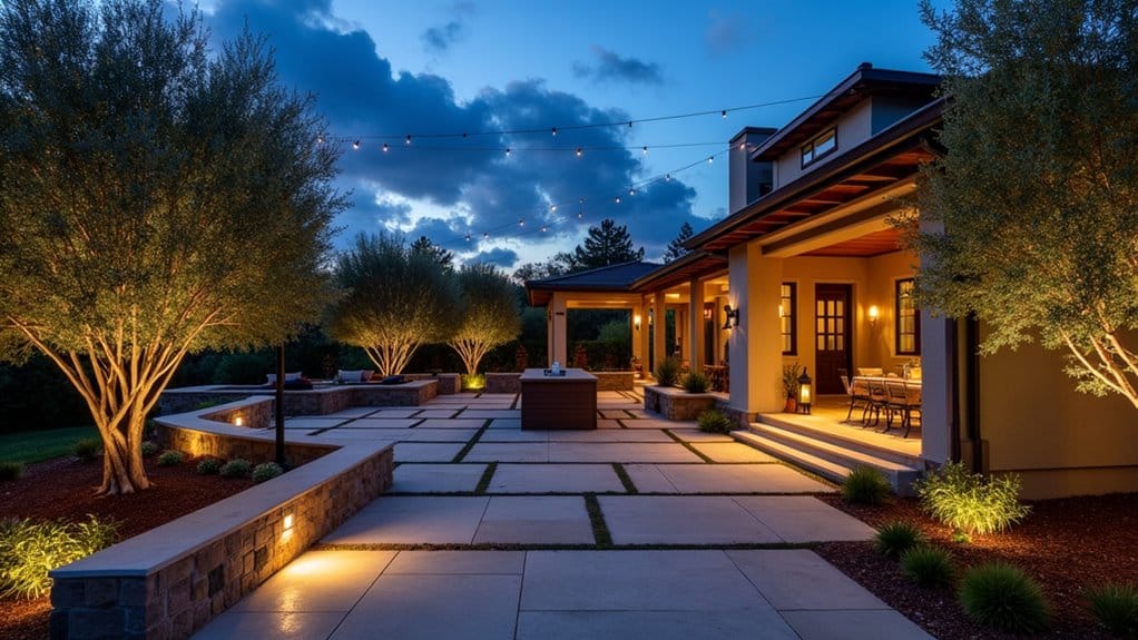 layered zoned multidimensional outdoor lighting