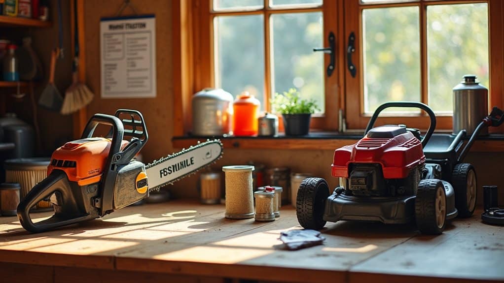 maintain outdoor equipment efficiently
