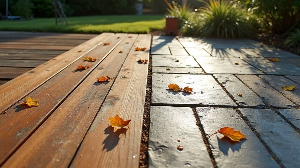 outdoor flooring material selection guidance