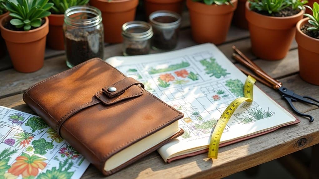 thoughtfully curated plant container garden design