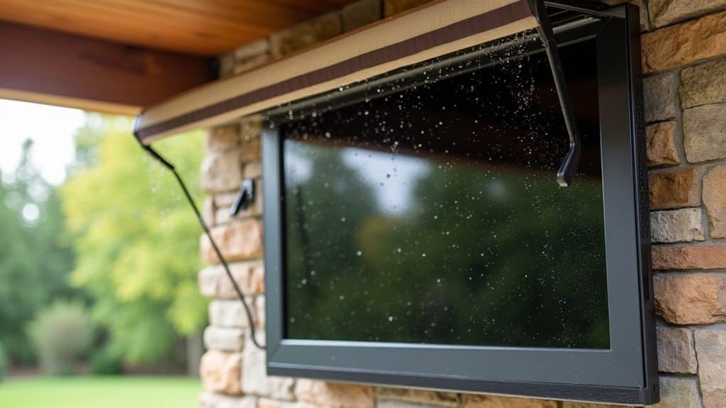 weather proofing outdoor tvs
