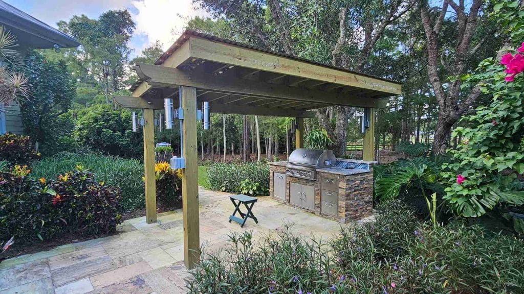 outdoor kitchen increases property value
