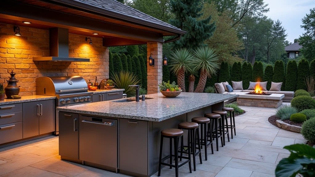 anchoring outdoor entertaining zones