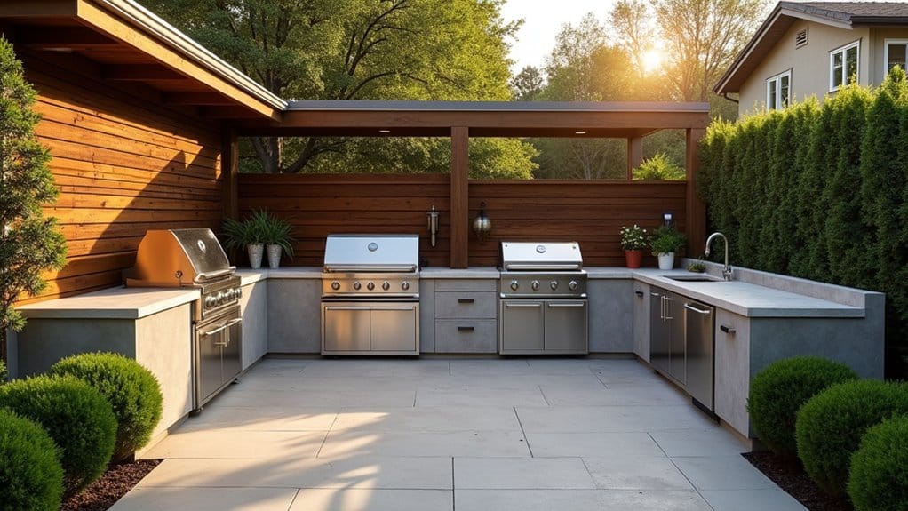 budget conscious outdoor kitchen design