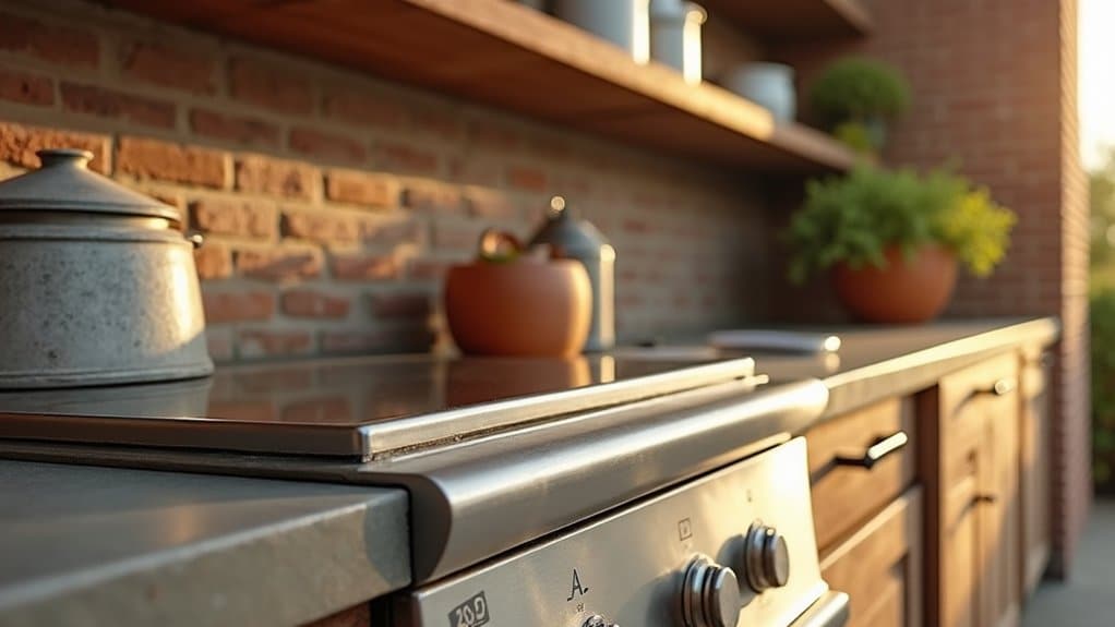 durable cost effective outdoor kitchen materials