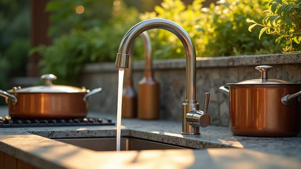 durable stainless steel outdoor faucets