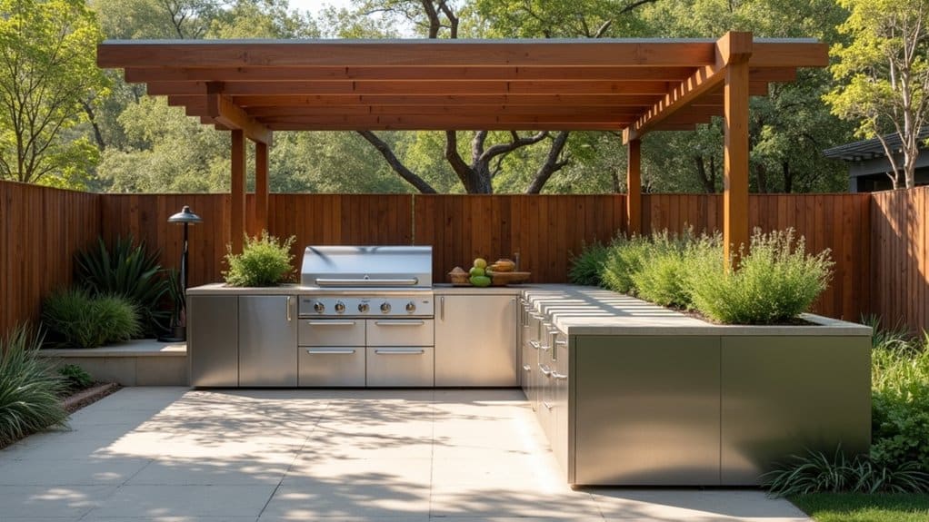 eco friendly smart sustainable outdoor kitchen appliances