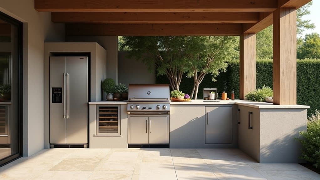 functional outdoor kitchen appliance requirements