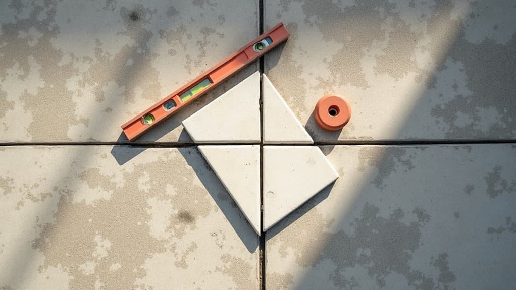 joint oriented tile layout