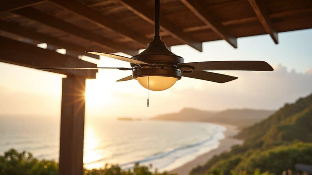 moisture resistant ceiling fan selection