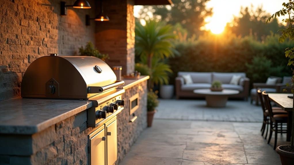 multifunctional outdoor kitchen boosts home value