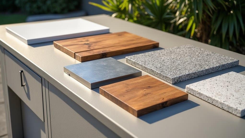 outdoor kitchen worktop recommendations 2026