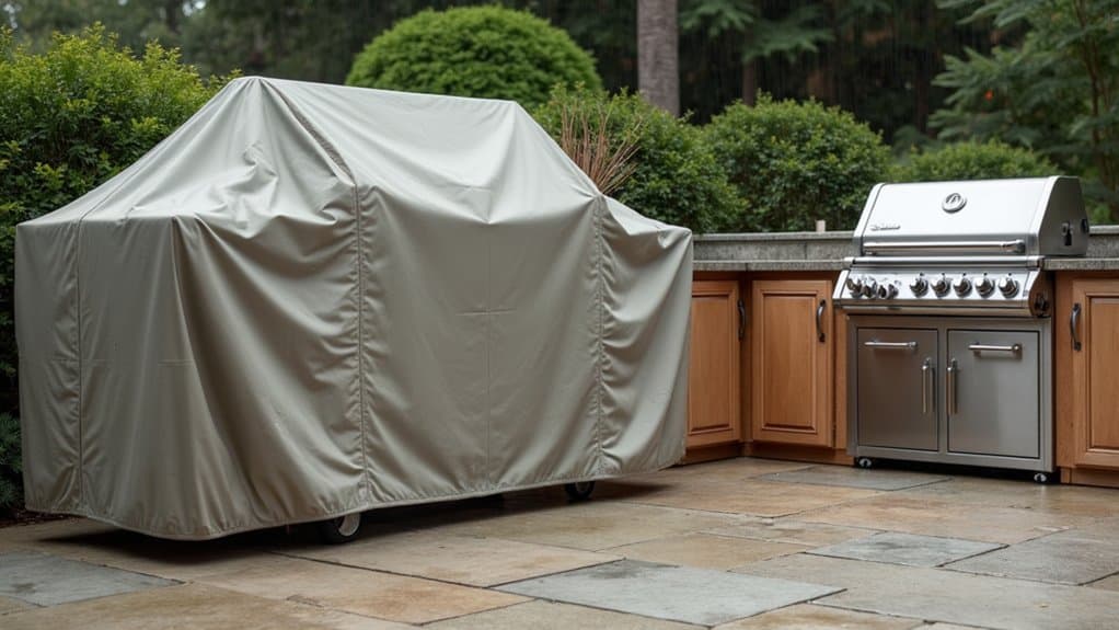 protect outdoor kitchen from elements