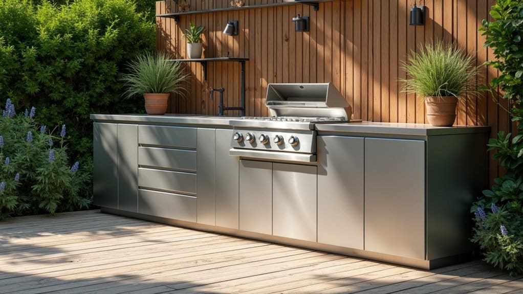 rust proof lightweight durable outdoor cabinets