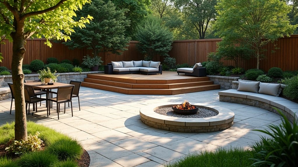 backyard functionality enhancing patio hardscape ideas