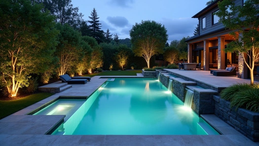 cascading fountains reduce perceived noise