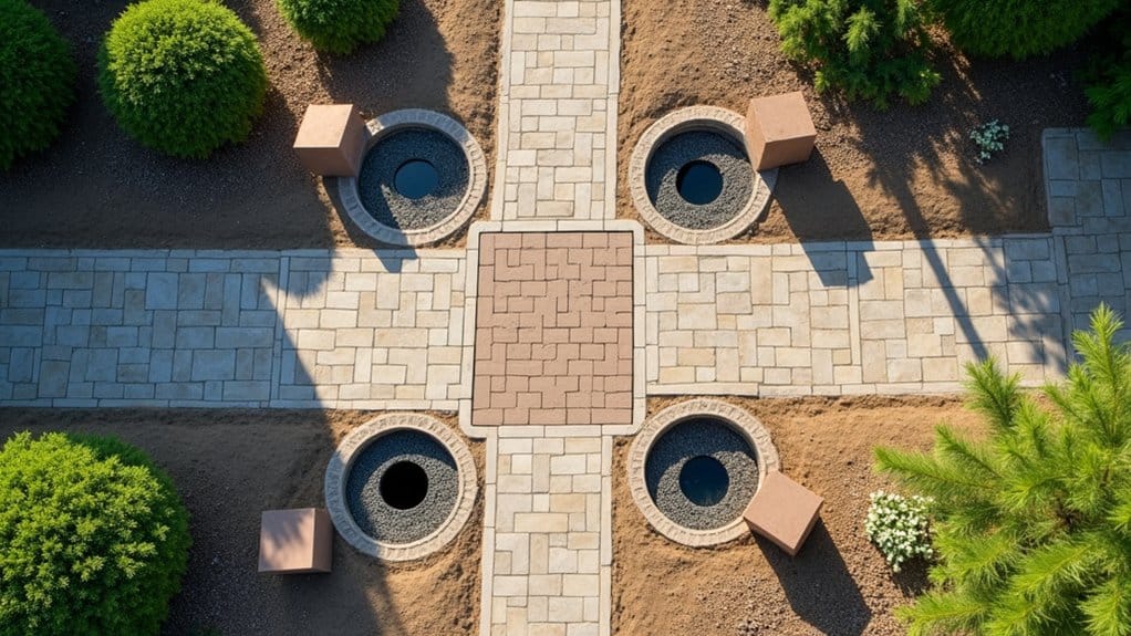 match drainage to patio problem