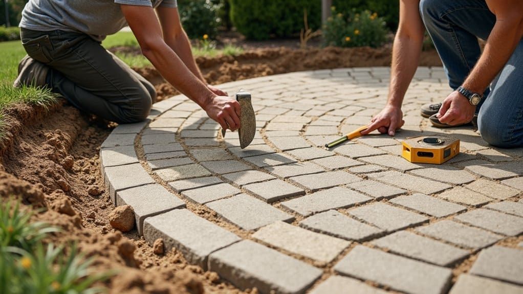 patio installation design materials planning