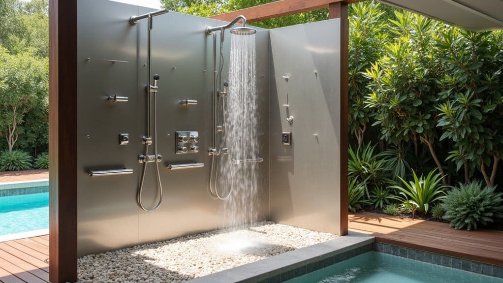 outdoor shower organization essentials