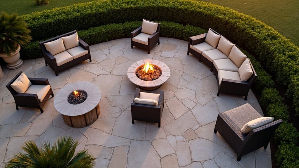 proportions determine fire pit size