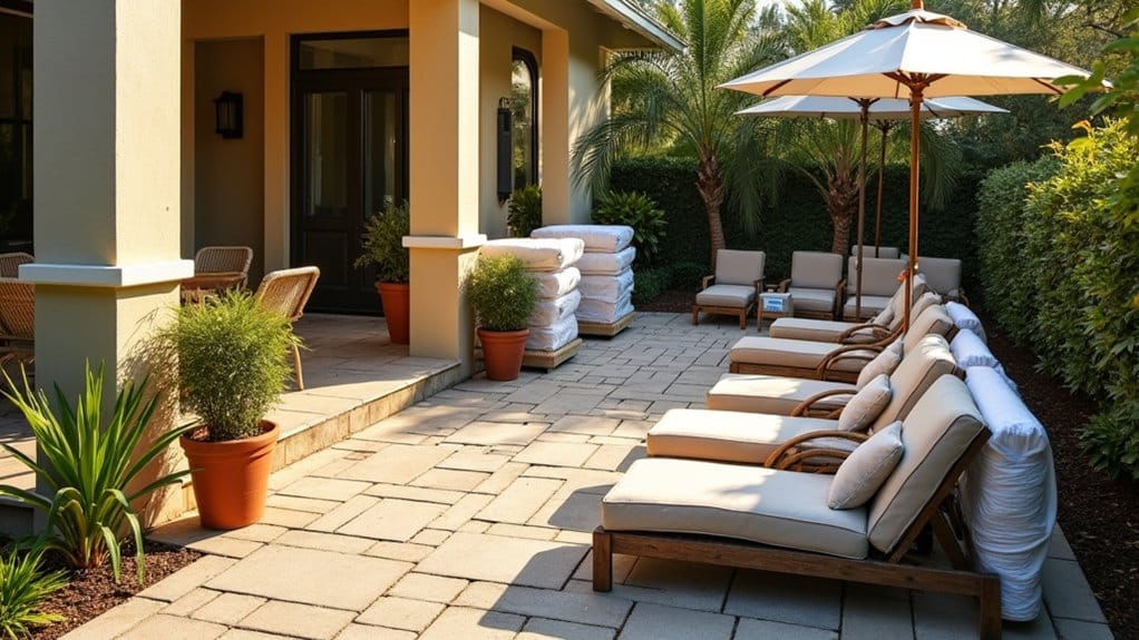 secure outdoor items safely