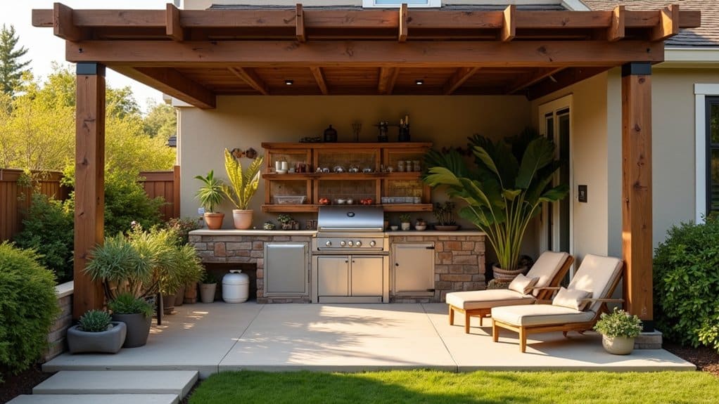 secure outdoor kitchen essentials