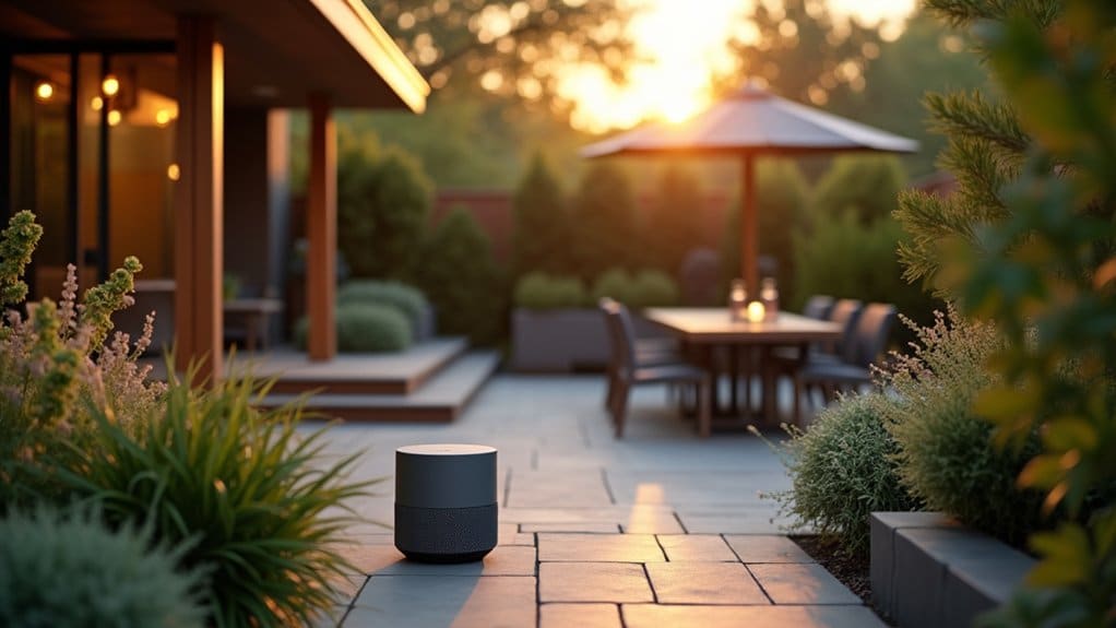 smart voice activated backyard control
