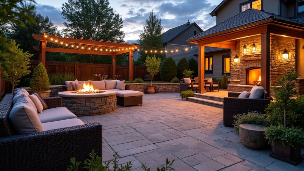 outdoor living space cost range