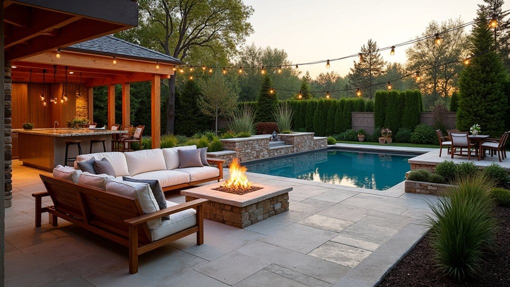 outdoor living space design timeline