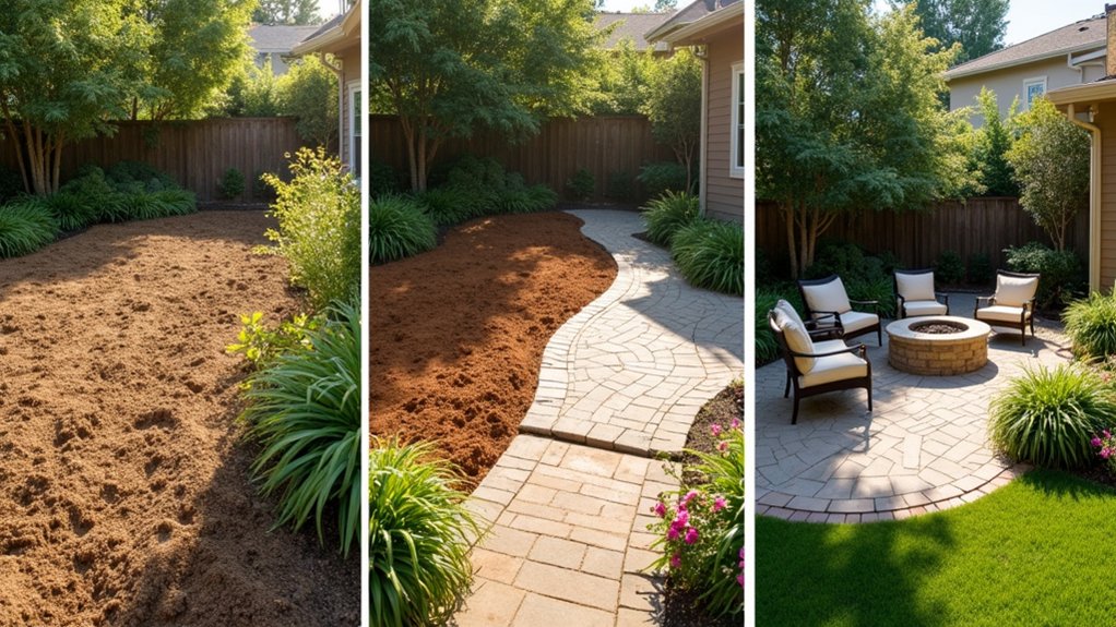 phased backyard makeover timeline