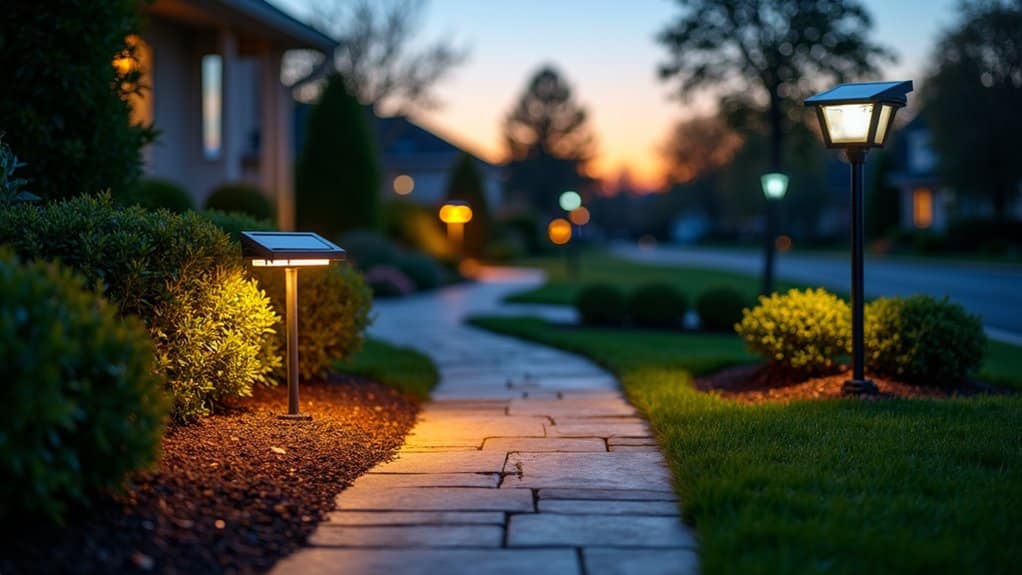 self powered wire free outdoor leds