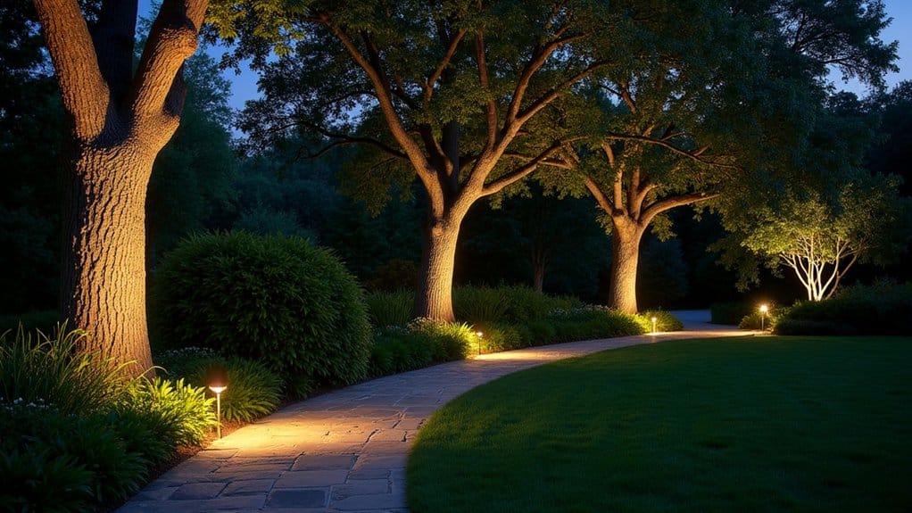 tree eave moonlight glow