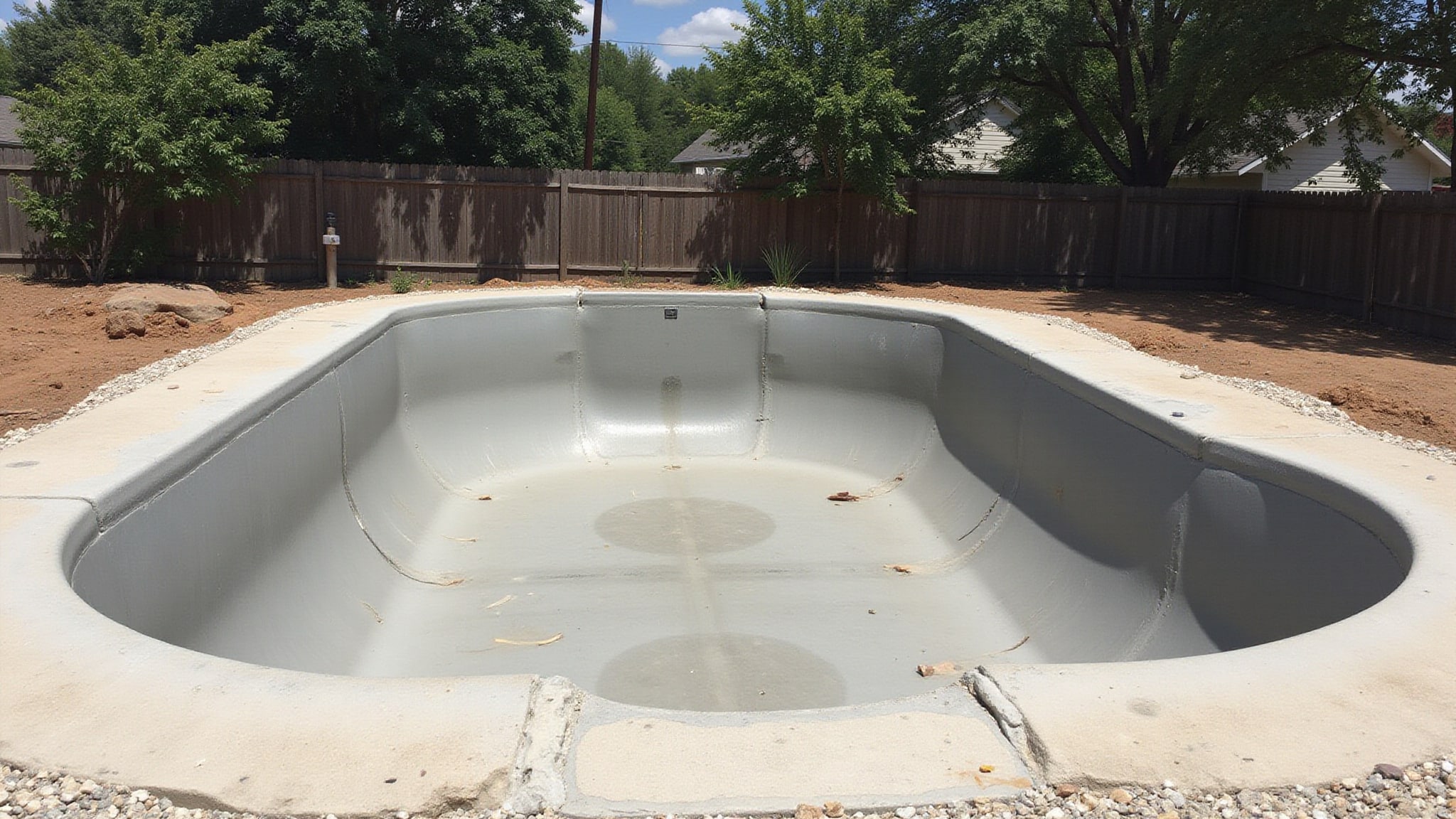 standard gunite build timeline