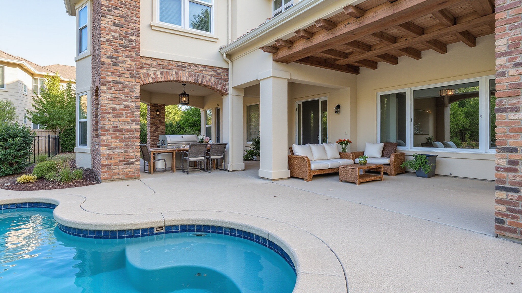 seasonal budget patio vs outdoor living