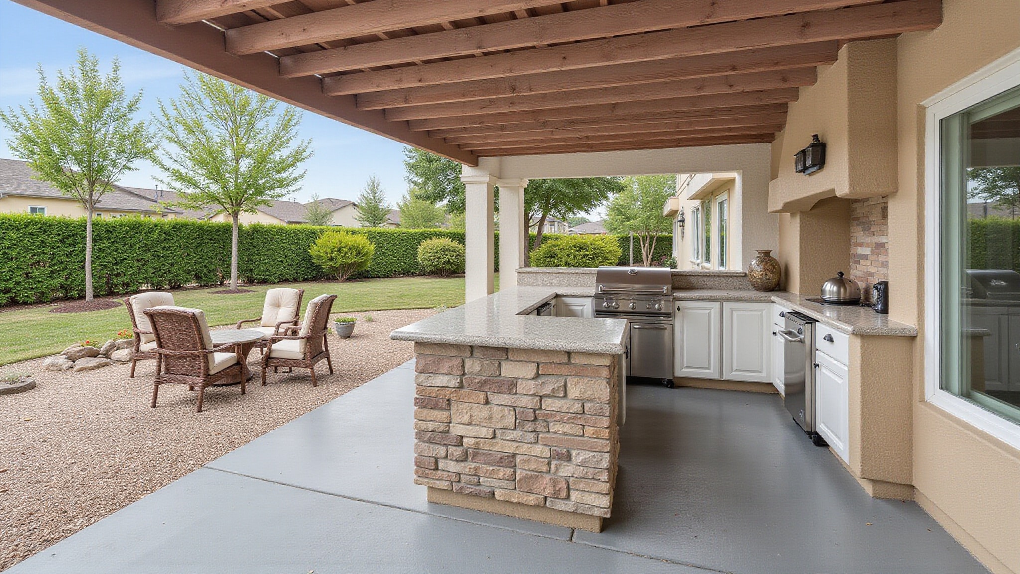 outdoor living space cost breakdown
