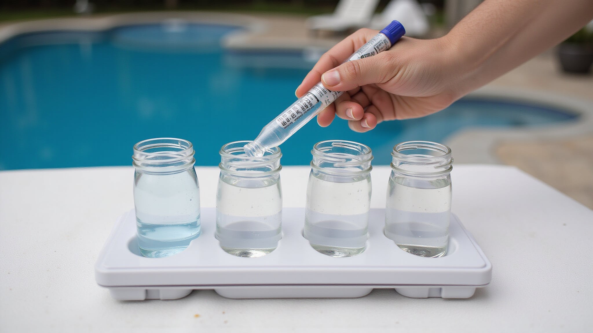 manual pool water snapshot