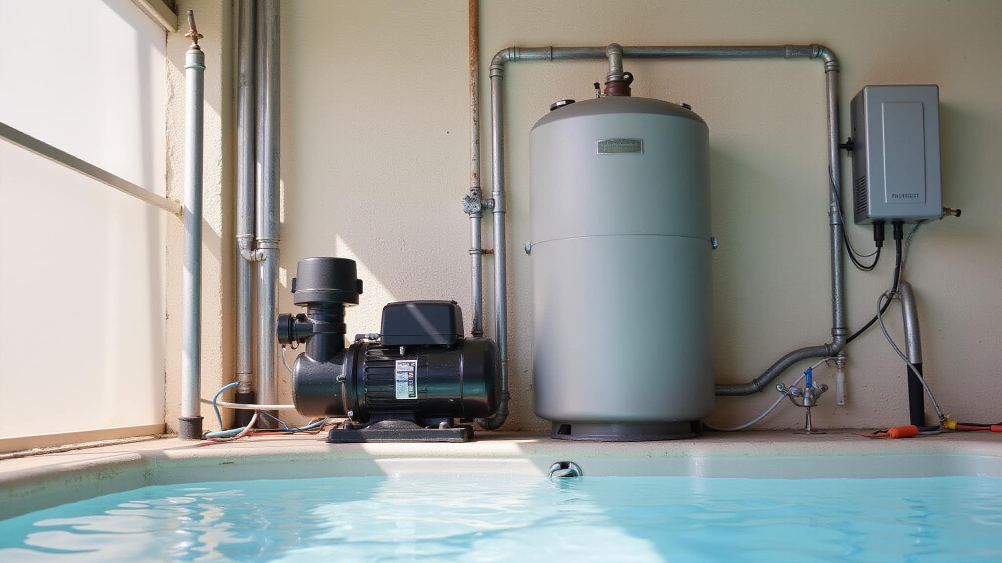 pool pump heater automation options