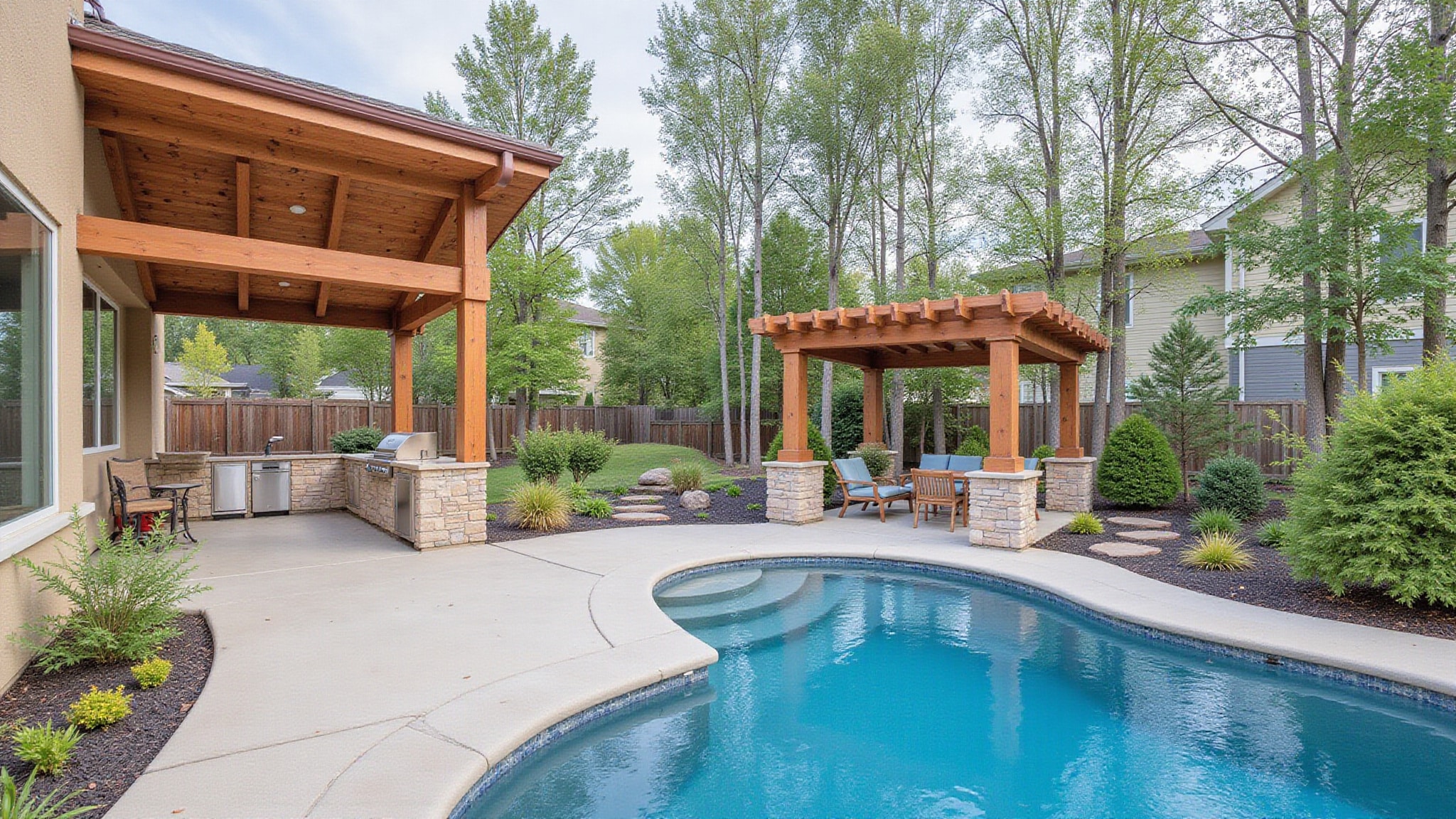 backyard costs materials and layout