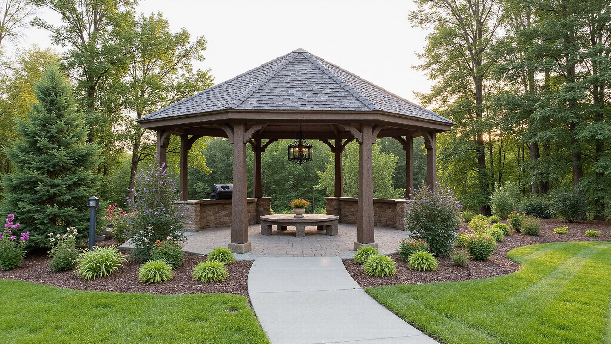 open air pergola vs solid cover